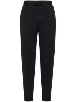 Brunello Cucinelli спортивные брюки с кулиской, черный