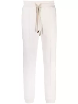 Brunello Cucinelli спортивные брюки с кулиской, нейтральный цвет