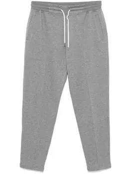 Brunello Cucinelli спортивные брюки с кулиской, серый