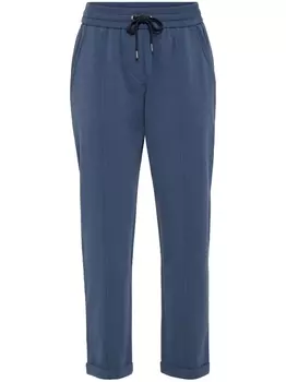 Brunello Cucinelli спортивные брюки с кулиской, синий