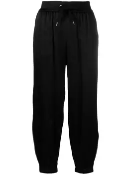 Brunello Cucinelli спортивные брюки с лампасами, черный