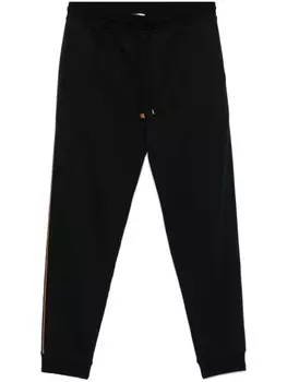 Brunello Cucinelli спортивные брюки с полосками, черный