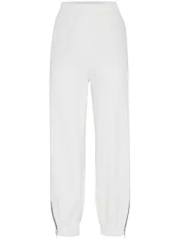 Brunello Cucinelli спортивные брюки средней посадки, белый