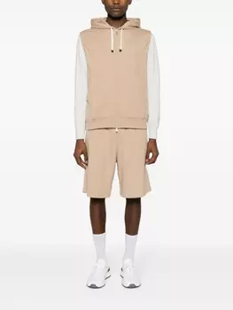 Brunello Cucinelli спортивные шорты с кулиской, нейтральный цвет