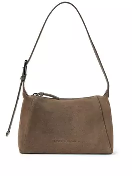 Brunello Cucinelli сумка на плечо с декором Monili, коричневый