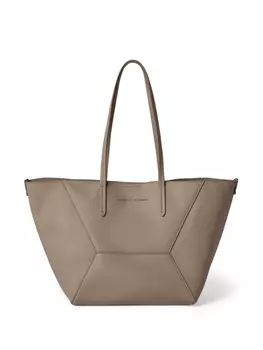Brunello Cucinelli сумка-тоут BC Duo, коричневый