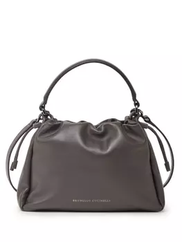 Brunello Cucinelli сумка-тоут monili со шнурком, коричневый