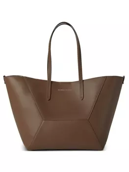 Brunello Cucinelli сумка-тоут с декором Monili, коричневый