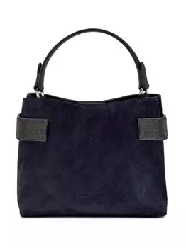 Brunello Cucinelli сумка-тоут с декором Monili, синий