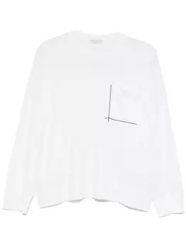 Brunello Cucinelli свитер с декором Monili, белый