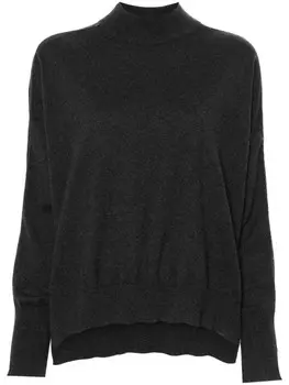 Brunello Cucinelli свитер с декором Monili, серый