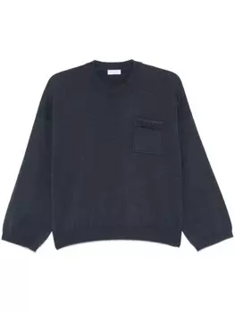 Brunello Cucinelli свитер с декором Monili, синий