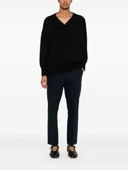 Brunello Cucinelli свитер с пайетками, черный
