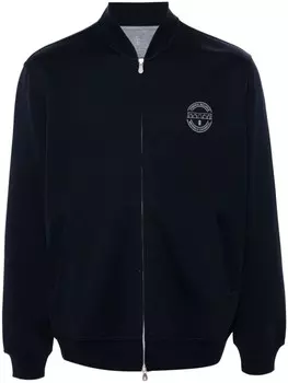 Brunello Cucinelli толстовка на молнии, синий