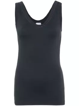 Brunello Cucinelli топ Monili без рукавов, синий