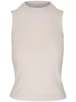 Brunello Cucinelli топ в рубчик, белый