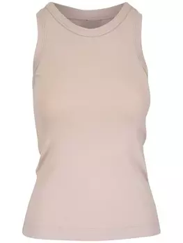 Brunello Cucinelli топ в рубчик, нейтральный