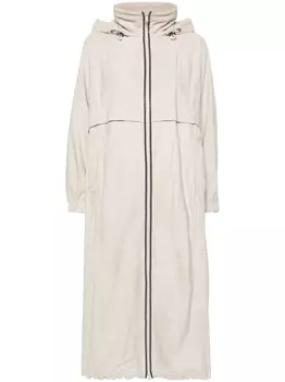 Brunello Cucinelli тренч с поясом, нейтральный цвет