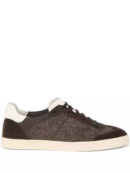 Brunello Cucinelli трикотажные кроссовки, коричневый