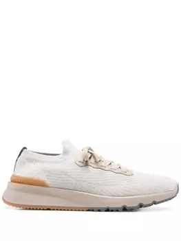 Brunello Cucinelli трикотажные кроссовки, серый