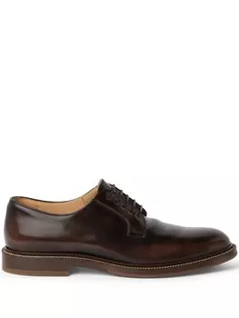 Brunello Cucinelli туфли дерби, коричневый