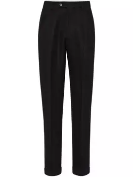 Brunello Cucinelli твиловые брюки, черный