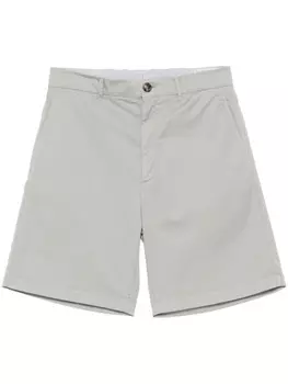 Brunello Cucinelli твиловые шорты чинос, зеленый