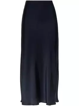 Brunello Cucinelli юбка А-силуэта с завышенной талией, синий