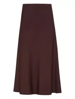 Brunello Cucinelli юбка миди А-силуэта, красный