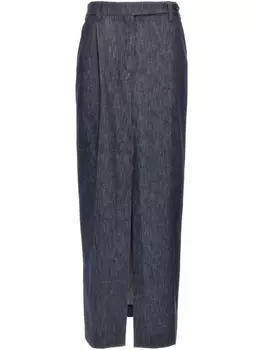 Brunello Cucinelli юбка Monile, синий