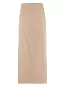 Brunello Cucinelli юбка с завышенной талией, нейтральный