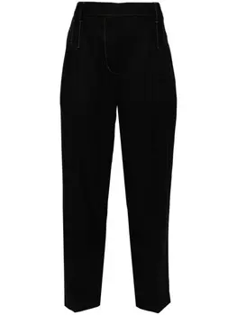 Brunello Cucinelli укороченные брюки, черный