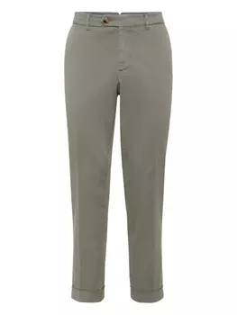 Brunello Cucinelli укороченные брюки чинос, зеленый