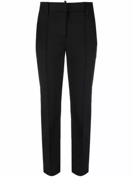 Brunello Cucinelli укороченные брюки кроя слим, черный