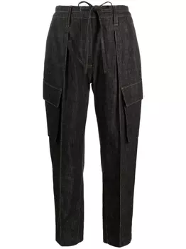 Brunello Cucinelli укороченные джинсы, серый