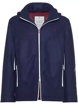 Brunello Cucinelli утепленная куртка WR, синий