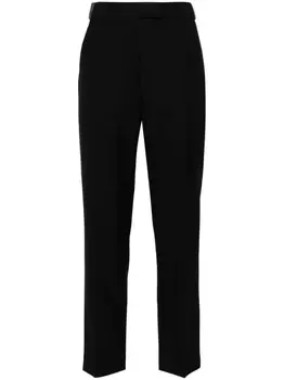 Brunello Cucinelli узкие брюки по фигуре, черный