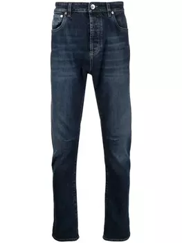 Brunello Cucinelli узкие джинсы, синий