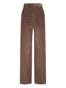 Brunello Cucinelli вельветовые брюки, коричневый