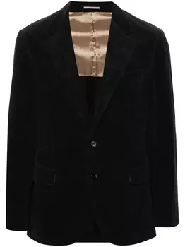 Brunello Cucinelli вельветовый блейзер, серый