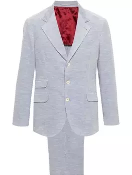 Brunello Cucinelli вельветовый костюм, серый