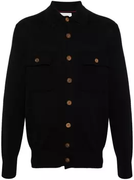 Brunello Cucinelli вязаный кардиган, черный