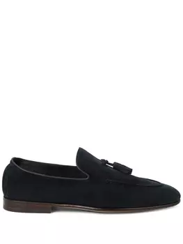 Brunello Cucinelli замшевые лоферы, синий