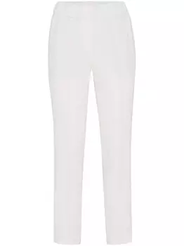 Brunello Cucinelli зауженные брюки, белый
