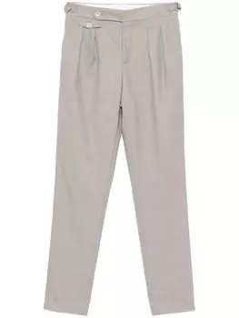 Brunello Cucinelli зауженные брюки, коричневый