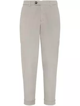 Brunello Cucinelli зауженные брюки, нейтральный