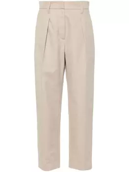 Brunello Cucinelli зауженные брюки, нейтральный цвет