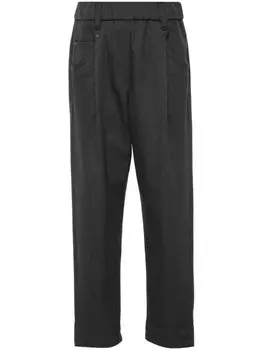 Brunello Cucinelli зауженные брюки, серый