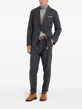 Brunello Cucinelli зауженные брюки, синий