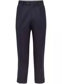 Brunello Cucinelli зауженные брюки, синий